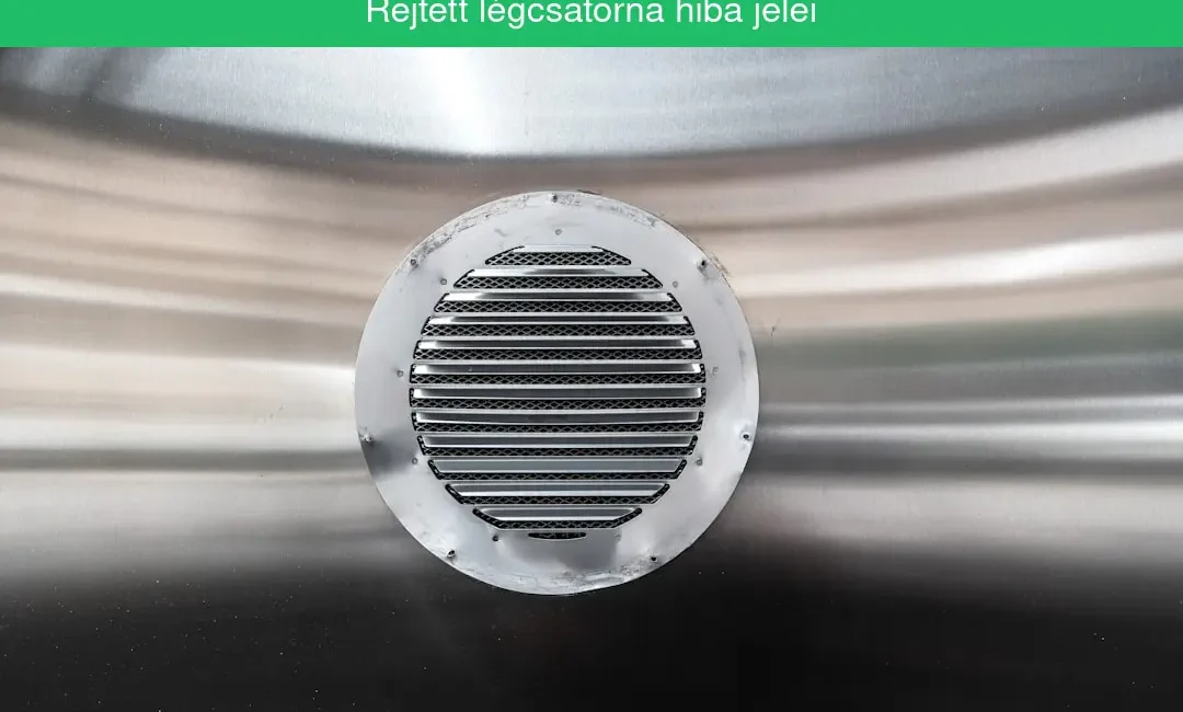 Rejtett légcsatorna hiba jelei